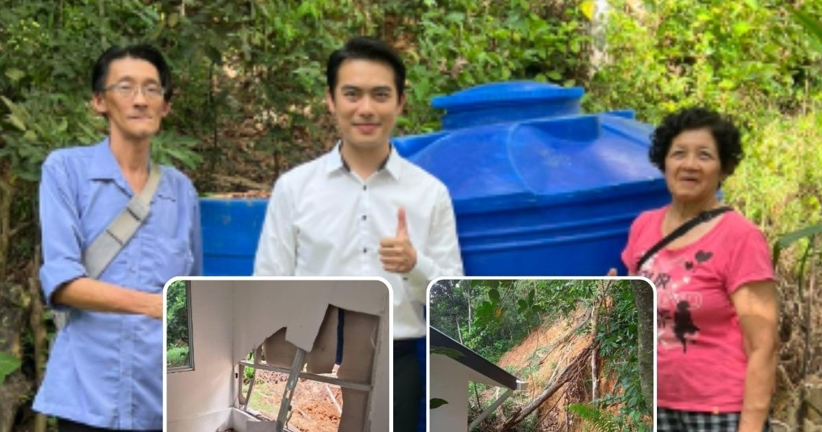 Bantuan Tangki Air Baharu Untuk Keluarga Nancy Menjelang Tahun Baharu Cina