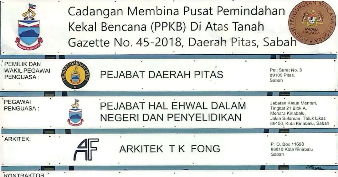 DATUK HARUN MINTA PENJELASAN ISU KELEWATAN PPKB PITAS, PAGE BUMI PITAS NAFI ADA MASALAH