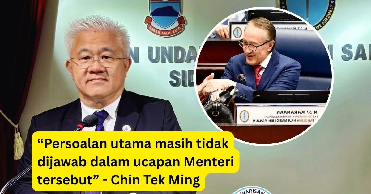 KENYATAAN MEDIA YB CHIN TEK MING, ADUN N.25 KAPAYAN BERHUBUNG MENTERI KEWANGAN MENGENAI HAK RM3.019 BILION
