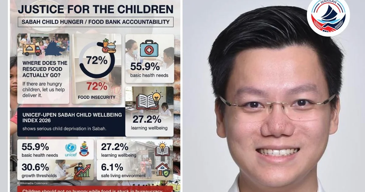 KC CHEN GESA KETELUSAN PROGRAM FOOD BANK, PERSOAL AGIHAN BANTUAN KEPADA KANAK-KANAK SABAH
